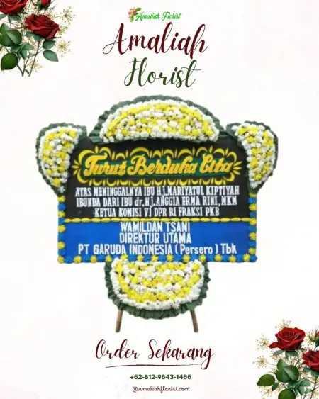 Papan Bunga Duka Empang