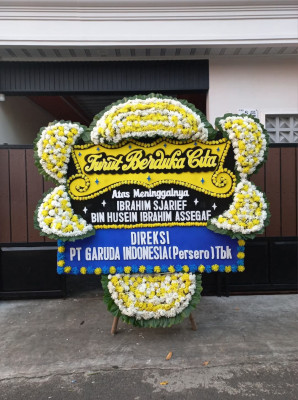 Papan Bunga Duka di Empang